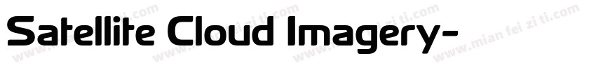Satellite Cloud Imagery字体转换
